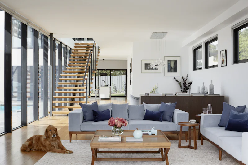 An open-plan living and kitchen renovation, Nedlands